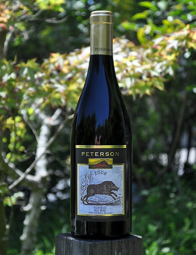 Peterson 2008 Vignobles Red Wine 750ml Wine Bottle