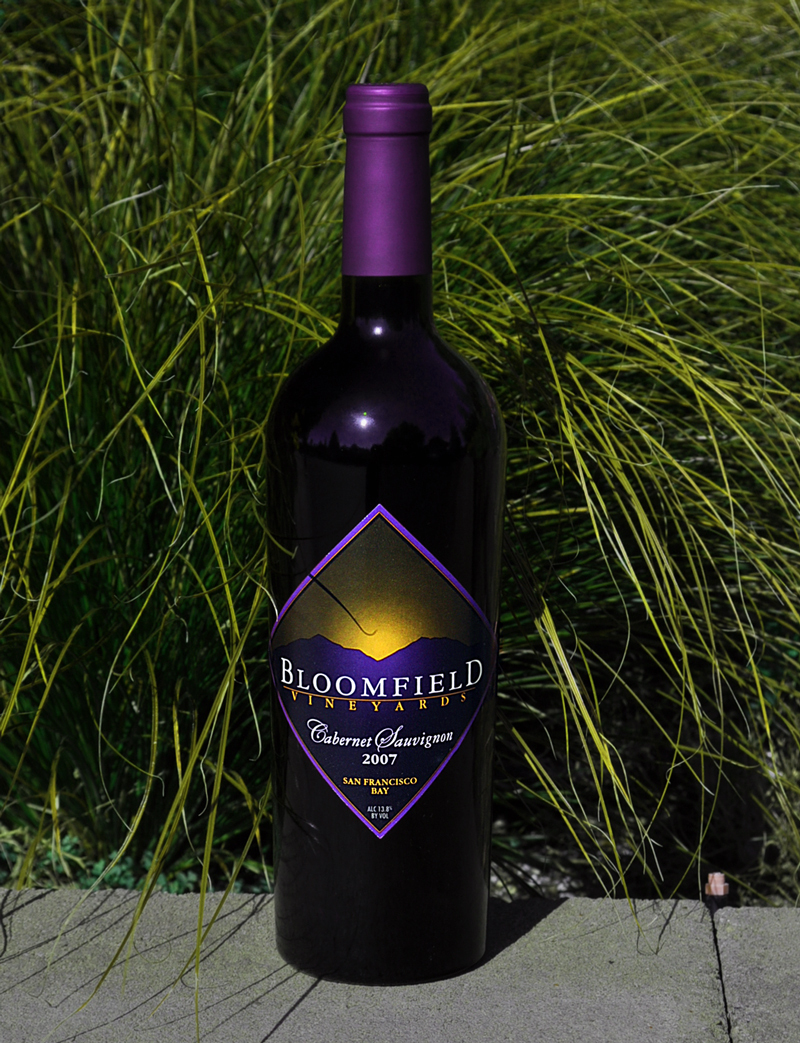 Bloomfield Vineyards 2007 San Francisco Bay Cabernet Sauvignon 750ml Wine Bottle