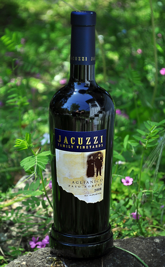 Jacuzzi Family Vineyards 2008 Aglianico 750ml Wine Bottle