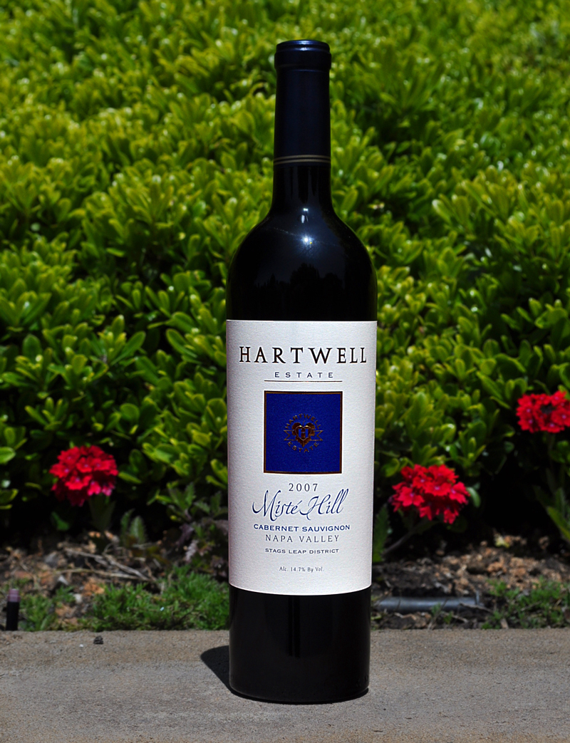 Hartwell Vineyards 2007 Misté Hill Cabernet Sauvignon 750ml Wine Bottle