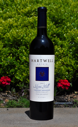 Hartwell Vineyards 2007 Misté Hill Cabernet Sauvignon 750ml Wine Bottle
