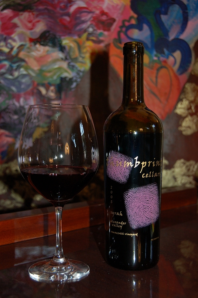 Thumbprint Cellars 2005 Alexander Valley Syrah 750ml Wine Bottle