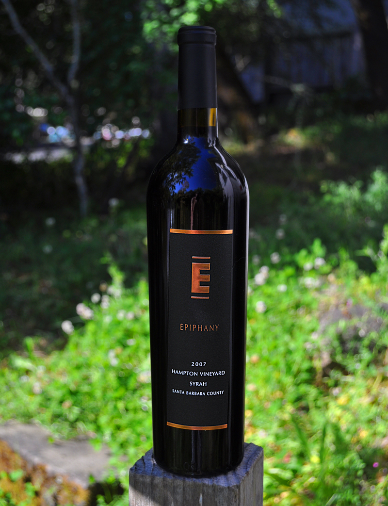 Epiphany Cellars 2007 Hampton Vineyard Syrah 750ml Wine Bottle