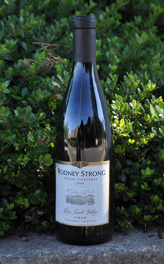 Rodney Strong Vineyards 2008 Dry Creek Valley Syrah 750ml Wine Bottle