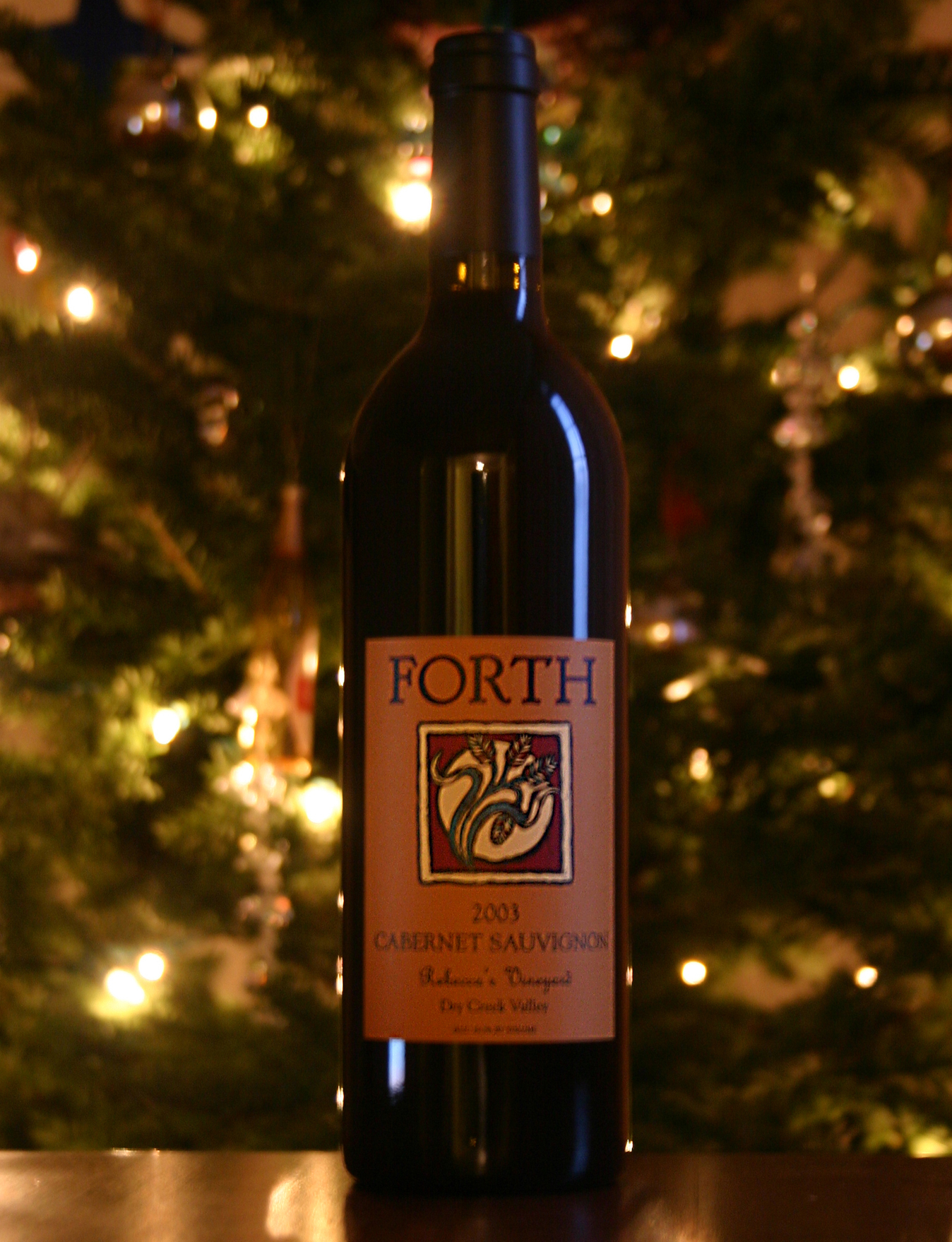 Forth Vineyards 2003 Estate Cabernet Sauvignon 750ml Wine Bottle
