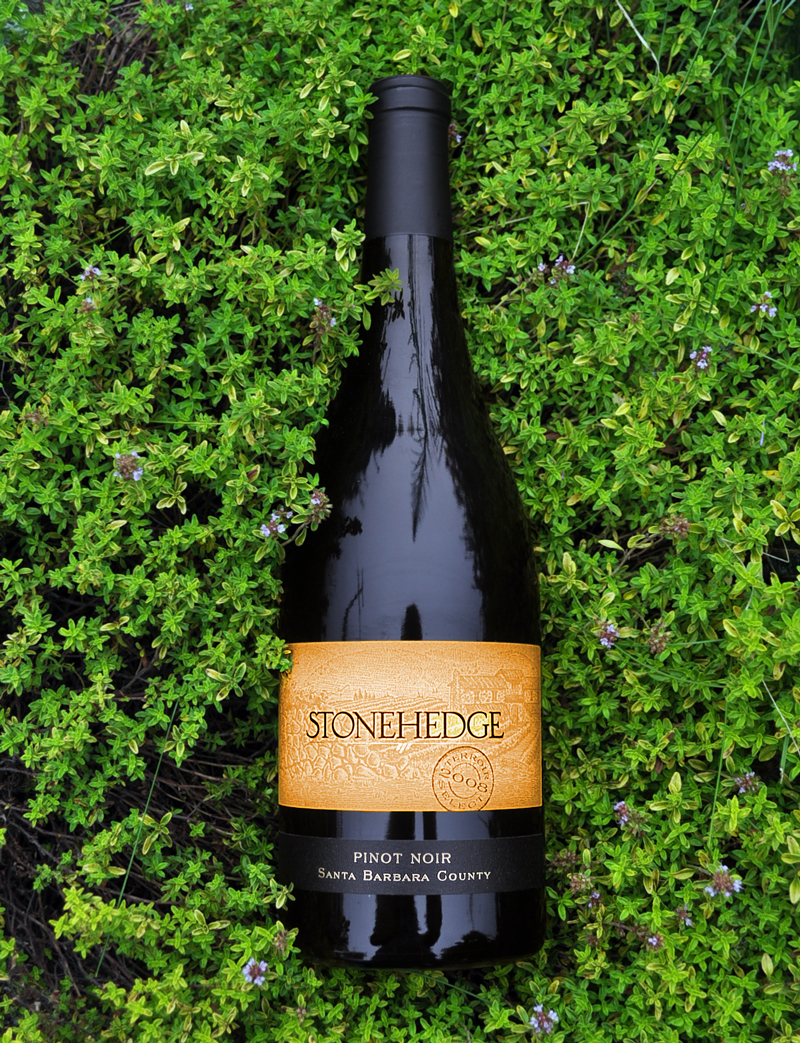 Stonehedge Winery 2008 "Terroir Select" Pinot Noir 750ml Wine Bottle