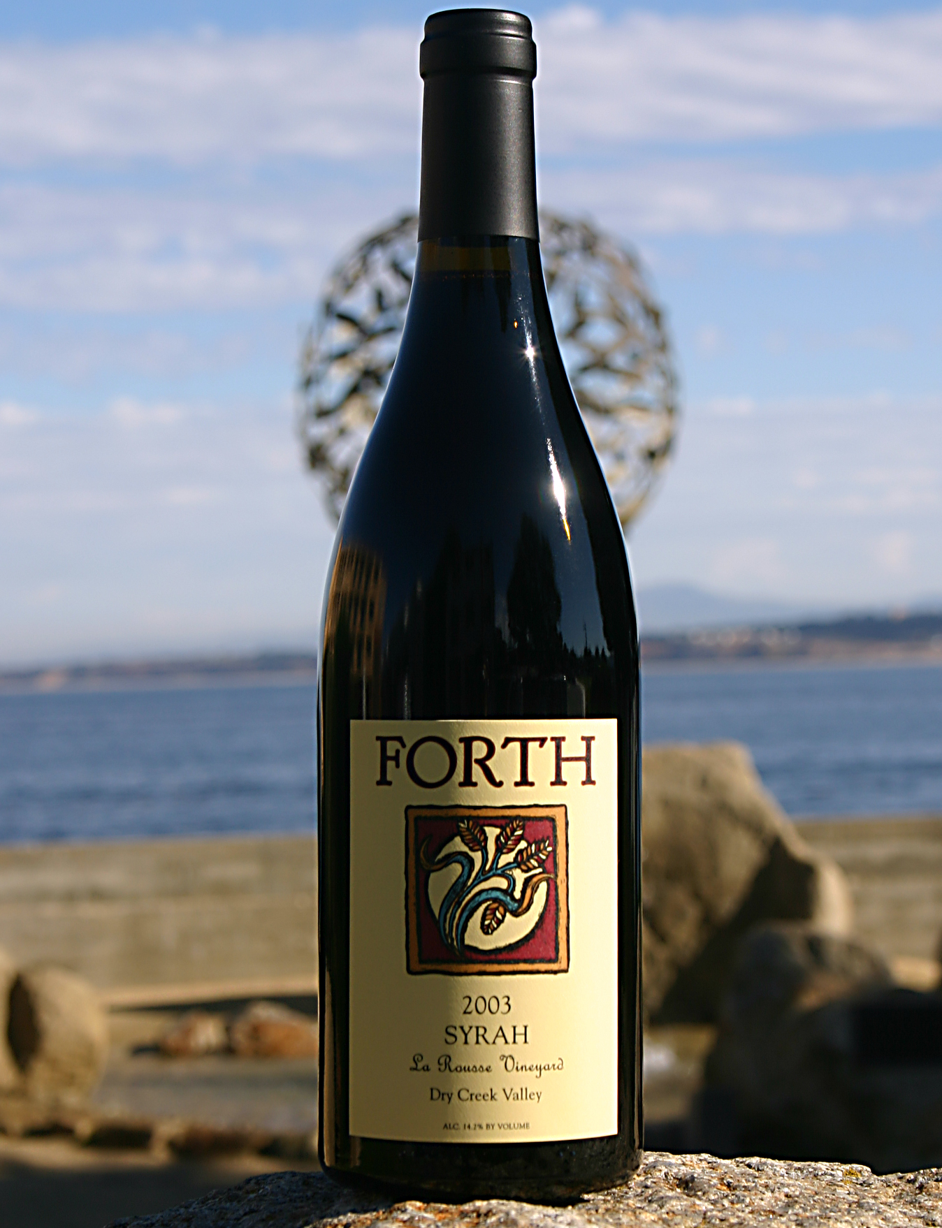 Forth Vineyards 2003 Estate Syrah 750ml Wine Bottle