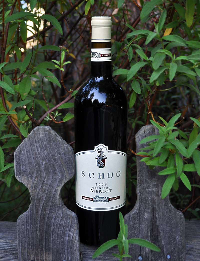 Schug Carneros Estate 2006 Heritage Reserve Merlot 750ml Wine Bottle
