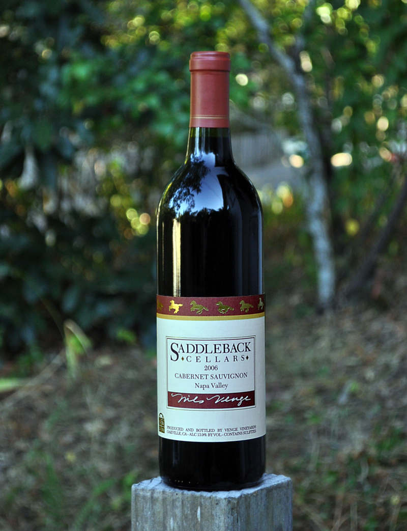 Saddleback Cellars 2006 Oakville Cabernet Sauvignon 750ml Wine Bottle