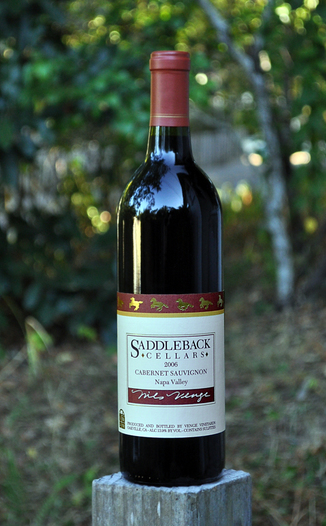 Saddleback Cellars 2006 Oakville Cabernet Sauvignon 750ml Wine Bottle