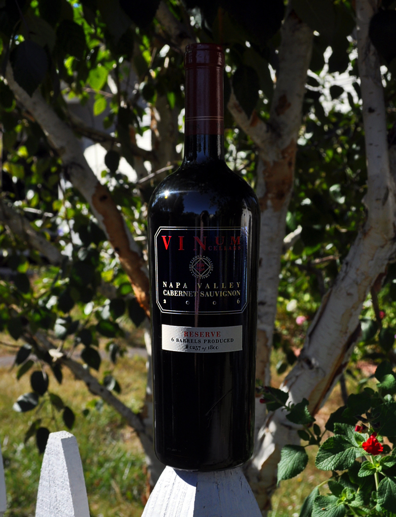 Vinum Cellars 2006 Napa Valley Reserve Cabernet Sauvignon 750ml Wine Bottle