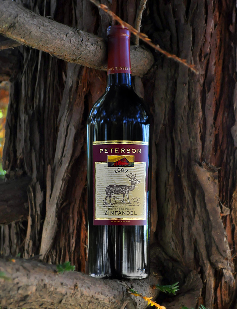 Peterson 2007 Dry Creek Valley Zinfandel 750ml Wine Bottle