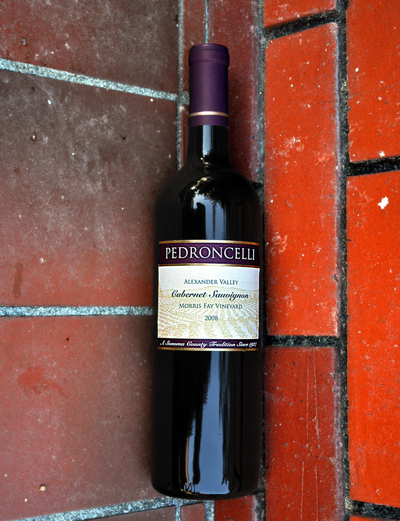 Pedroncelli Winery & Vineyards 2008 Morris Fay Cabernet Sauvignon 750ml Wine Bottle