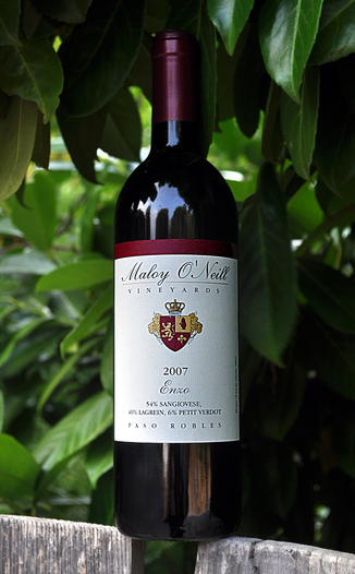 Maloy O'Neill Vineyards 2007 Enzo Super-Tuscan 750ml Wine Bottle
