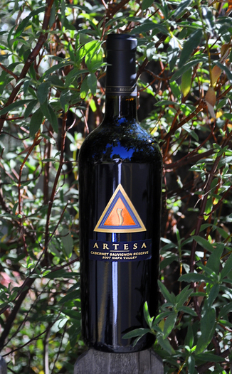 Artesa Vineyards and Winery 2007 Napa Valley Cabernet Sauvignon 750ml Wine Bottle
