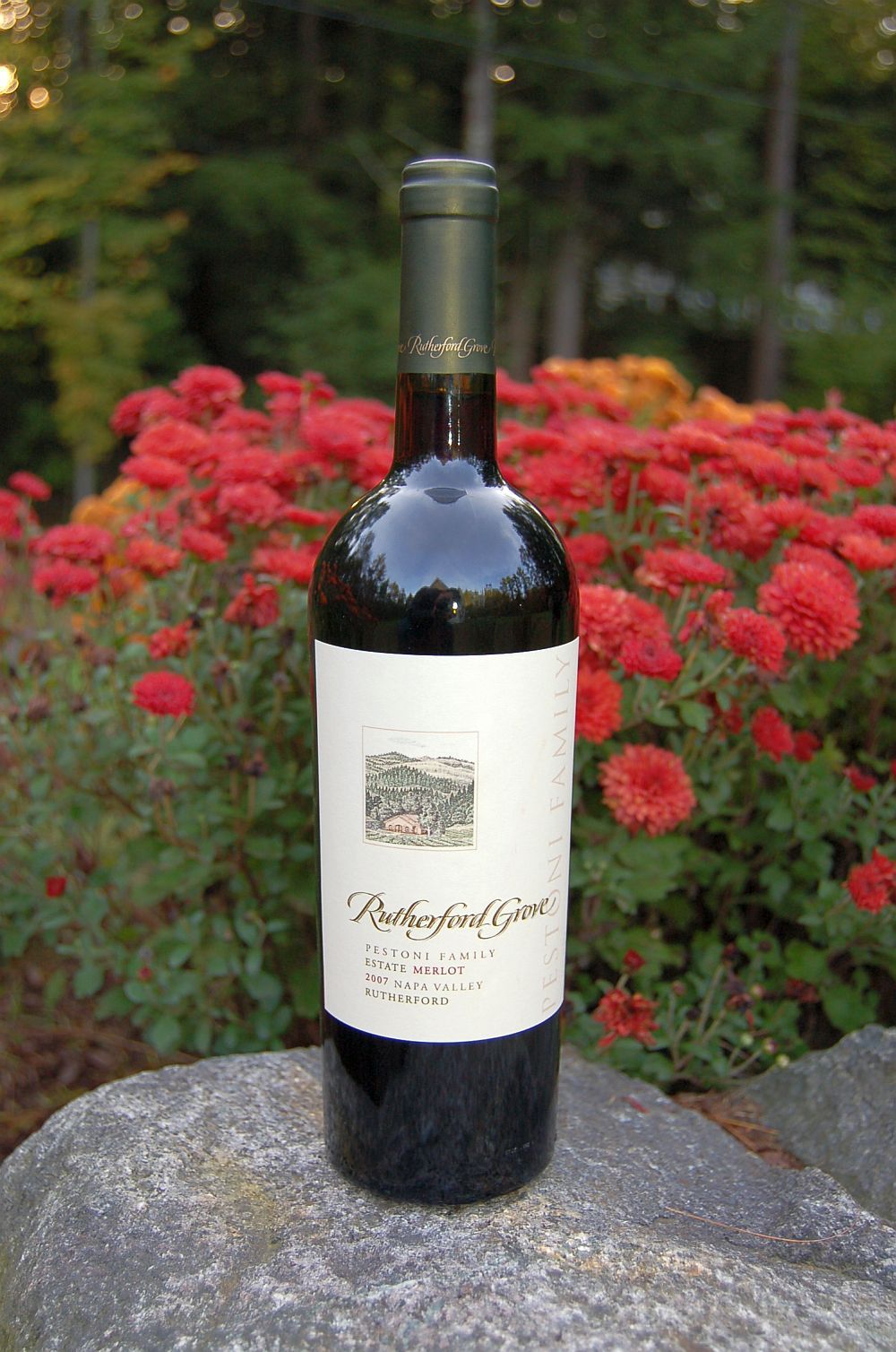 Rutherford Grove 2007 Napa Valley Estate Merlot 750ml Wine Bottle