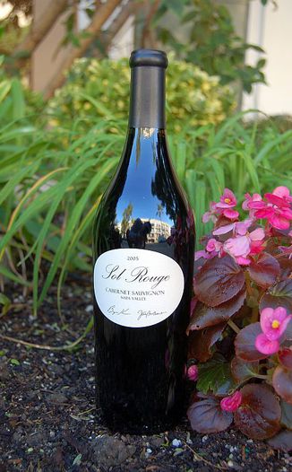 Sol Rouge 2005 Cabernet Sauvignon 750ml Wine Bottle