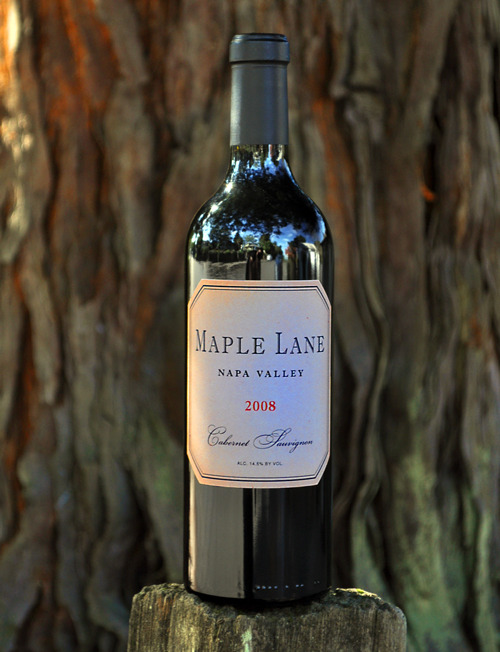 Maple Lane Winery 2008 Napa Valley Cabernet Sauvignon 750ml Wine Bottle