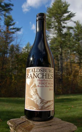 Healdsburg Ranches 2010 Appellation Series Russian River Valley Pinot Noir 750ml Wine Bottle