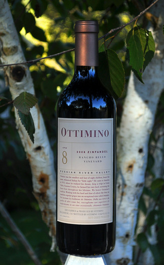 Ottimino 2006 Rancho Bello Vineyard Zinfandel 750ml Wine Bottle