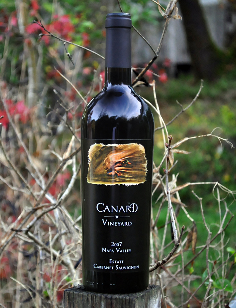 Canard Vineyard 2007 Napa Valley Estate Cabernet Sauvignon 750ml Wine Bottle