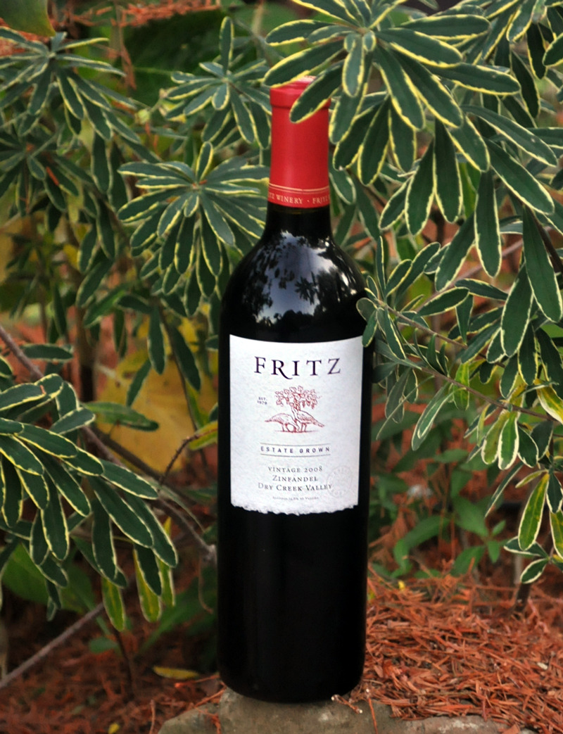 Fritz Underground Winery 2008 Dry Creek Valley Estate Zinfandel 750ml Wine Bottle