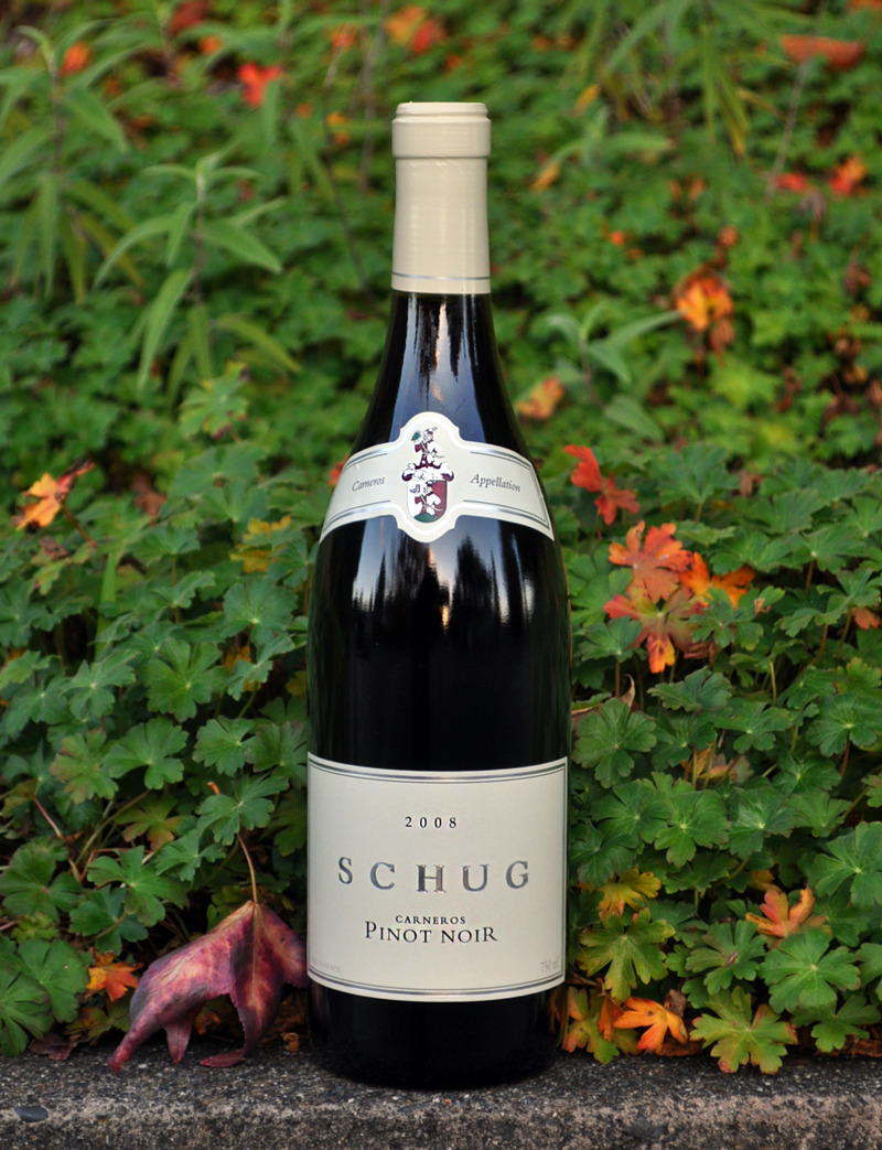 Schug Carneros Estate 2008 Carneros Pinot Noir 750ml Wine Bottle