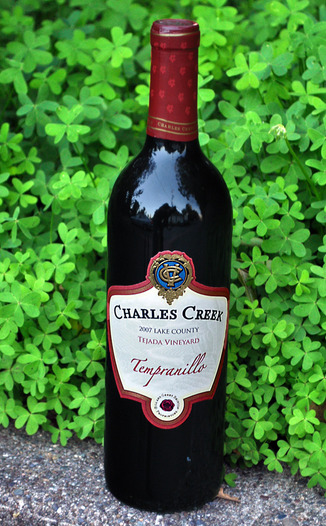 Charles Creek Vineyards 2007 Lake County Tempranillo 750ml Wine Bottle