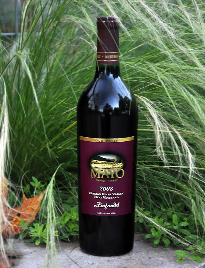 Mayo Family Winery 2008 Russian River Valley Ricci Vineyard  Zinfandel 750ml Wine Bottle