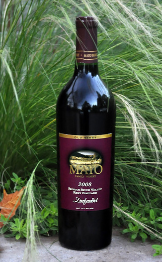 Mayo Family Winery 2008 Russian River Valley Ricci Vineyard  Zinfandel 750ml Wine Bottle
