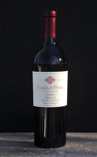 Farella-Park Vineyards 2007 Coombsville Divide Merlot 750ml Wine Bottle