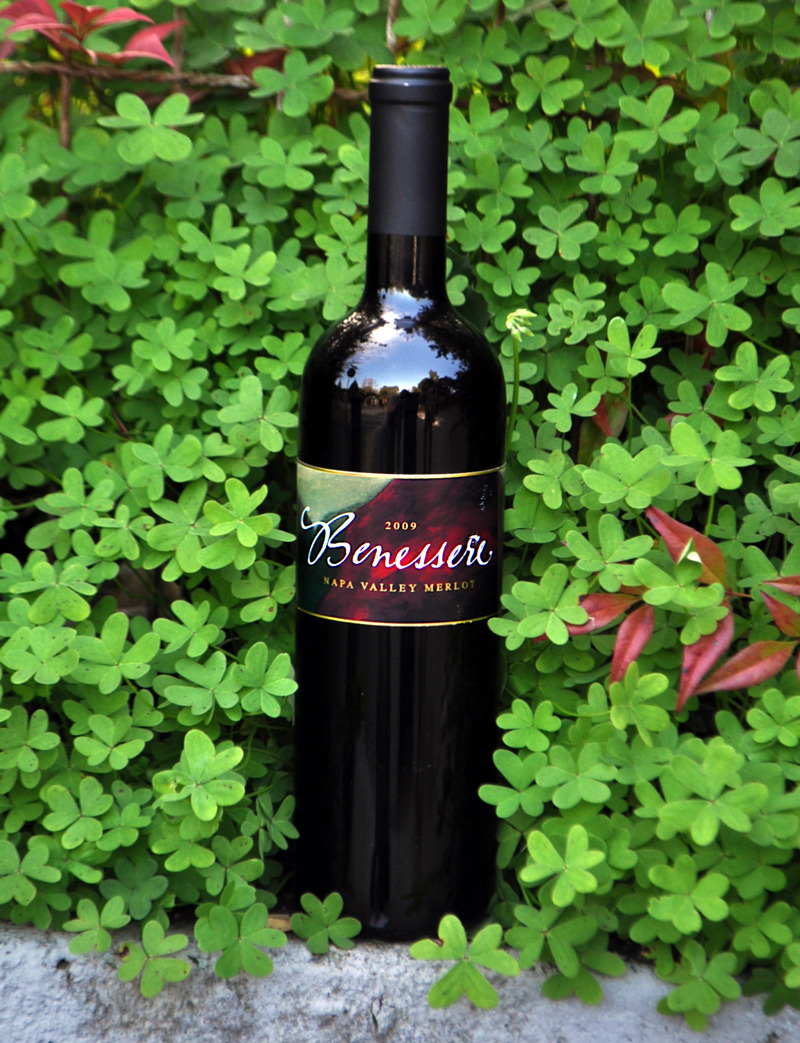 Benessere Vineyards 2009 Napa Valley Merlot 750ml Wine Bottle
