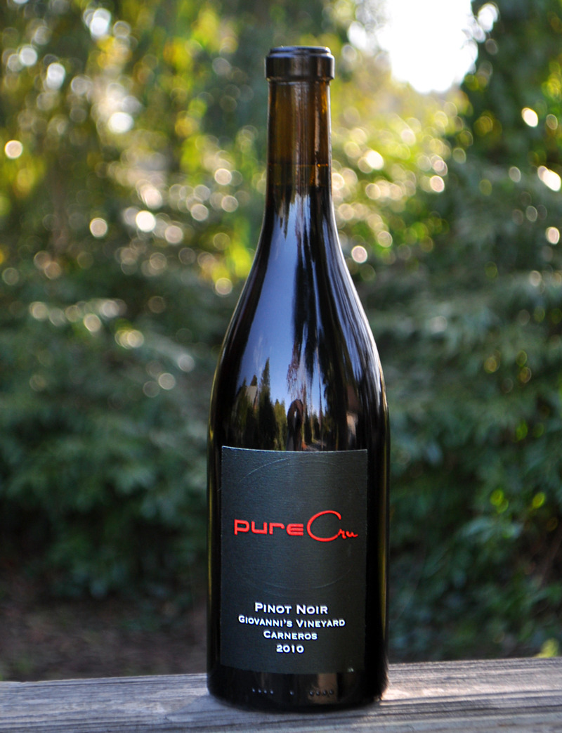 pureCru Wines 2010 Carneros Pinot Noir 750ml Wine Bottle