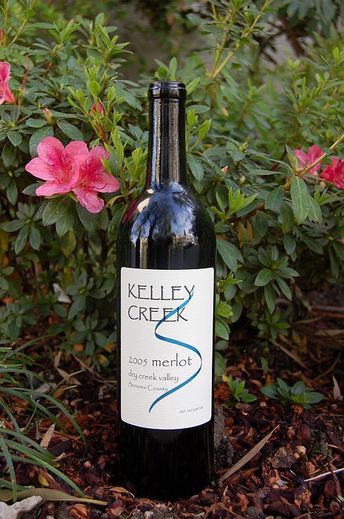 Kelley Creek Winery 2005 Merlot 750ml Wine Bottle