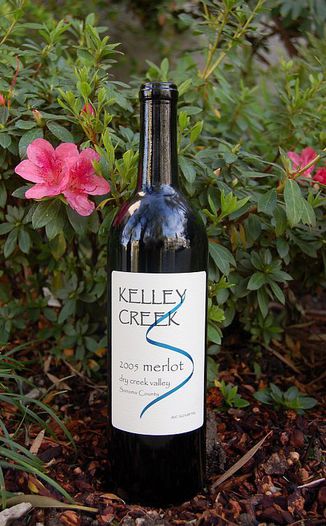 Kelley Creek Winery 2005 Merlot 750ml Wine Bottle