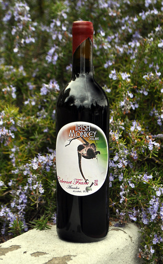 Irish Monkey Cellars 2008 Lodi Cabernet Franc 750ml Wine Bottle