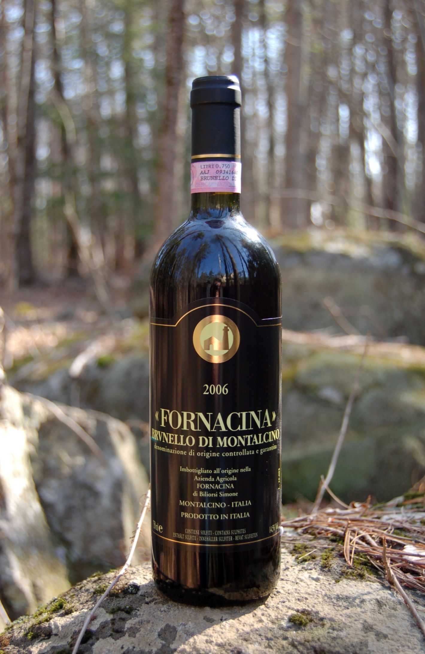 Az. Agr. Fornacina 2006 Brunello di Montalcino DOCG 750ml Wine Bottle