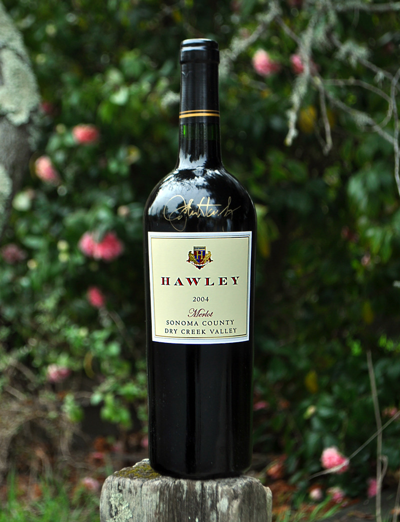 Hawley Winery and Vineyards 2004 Dry Creek Valley Merlot 750ml Wine Bottle