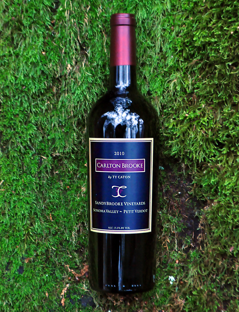 Ty Caton 2010 Carlton Brooke Petit Verdot 750ml Wine Bottle