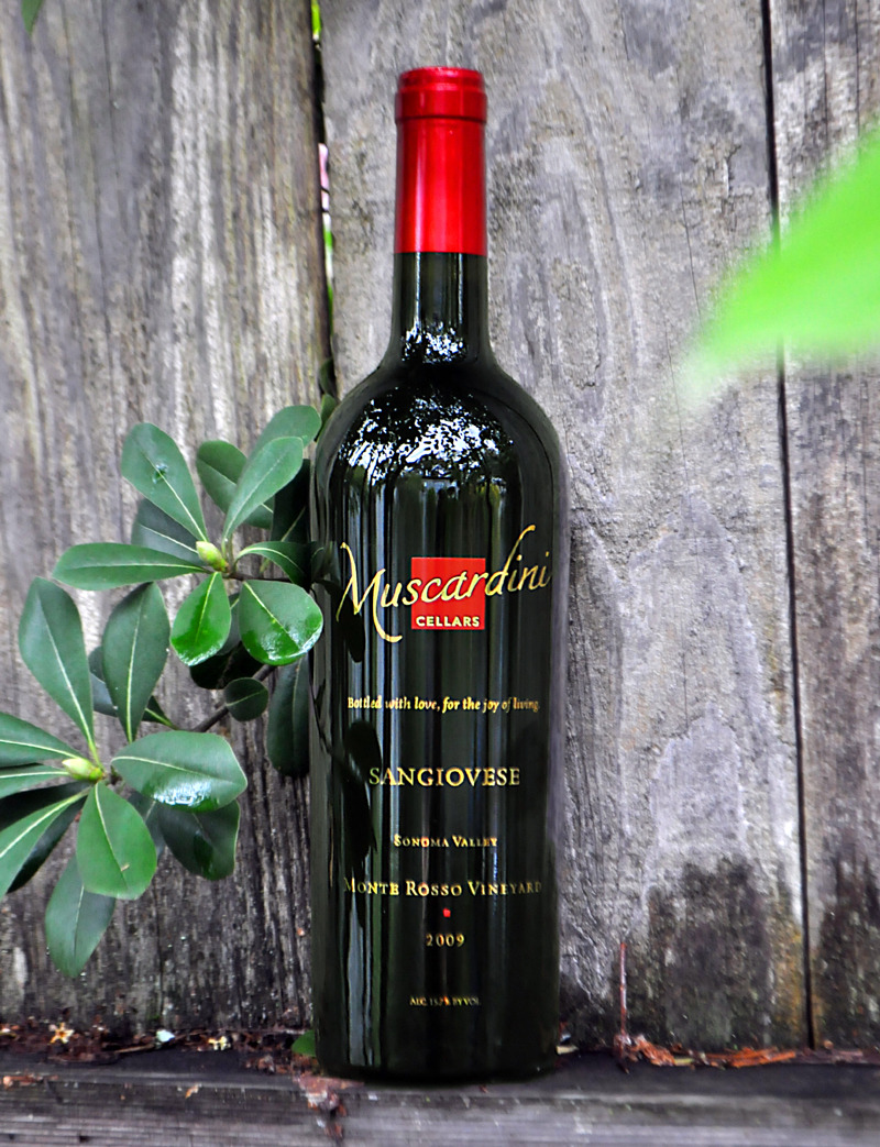 Muscardini Cellars 2009 Monte Rosso Vineyards Sangiovese 750ml Wine Bottle