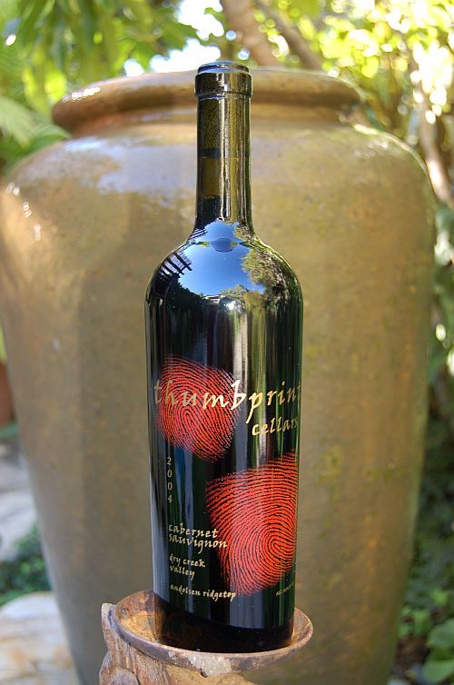 Thumbprint Cellars 2004 Cabernet Sauvignon 750ml Wine Bottle