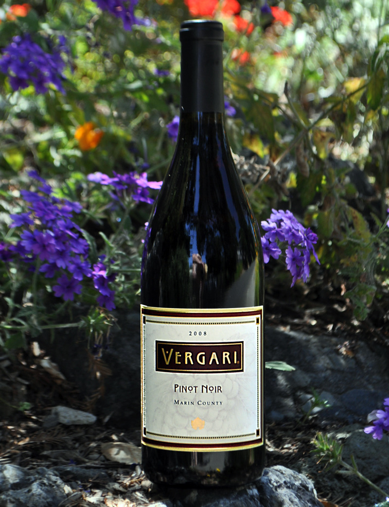 Vergari Wine 2008 Marin County Pinot Noir 750ml Wine Bottle