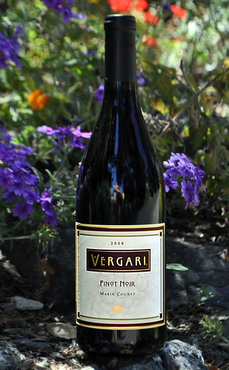 Vergari Wine 2008 Marin County Pinot Noir 750ml Wine Bottle
