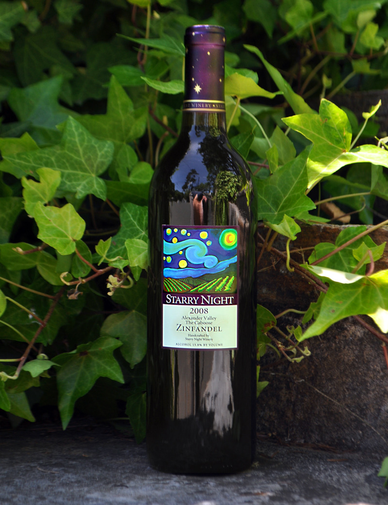 Starry Night Winery 2008 Alexander Valley Zinfandel 'The Caboose' 750ml Wine Bottle