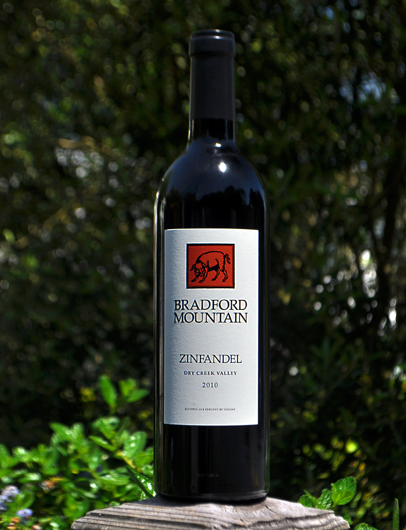 Bradford Mountain Winery 2010 Dry Creek Valley Zinfandel 750ml Wine Bottle