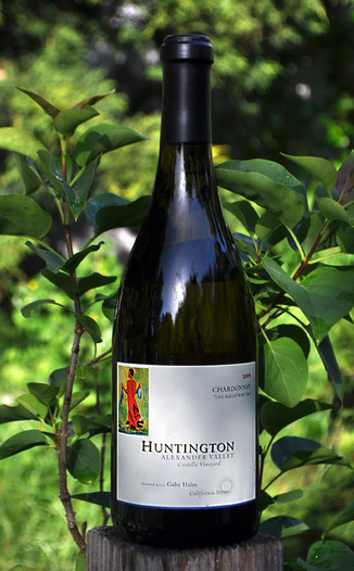 Huntington Wine Cellars 2009 Alexander Valley Costello Vineyards Chardonnay 750ml Wine Bottle