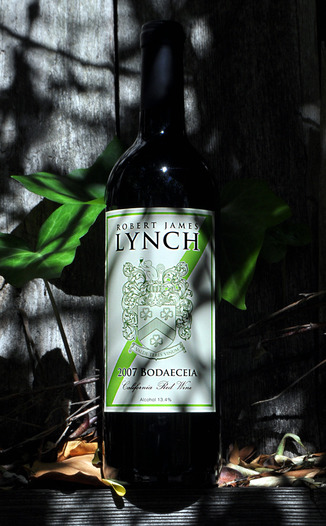 Robert James Lynch 2007 Bodaeceia Red Bordeaux Style Blend 750ml Wine Bottle