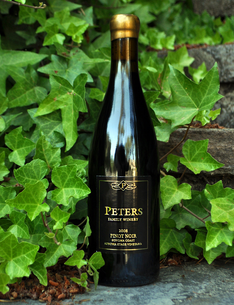 Peters Family Winery 2008 Sonoma Coast Pinot Noir 750ml Wine Bottle
