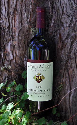 Maloy O'Neill Vineyards 2008 Cabernet Sauvignon Private Reserve 750ml Wine Bottle