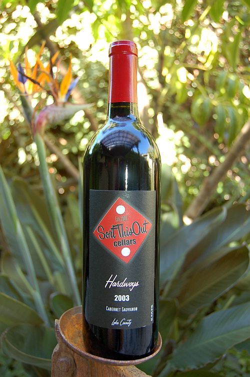 Sort This Out Cellars 2003 Hardways 750ml Wine Bottle